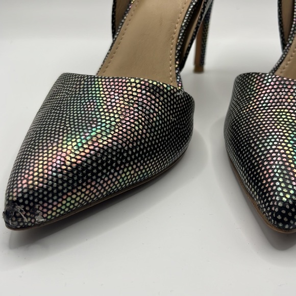 G.I.L.I. Stingray multi colored high heeled pumps - Picture 3 of 5